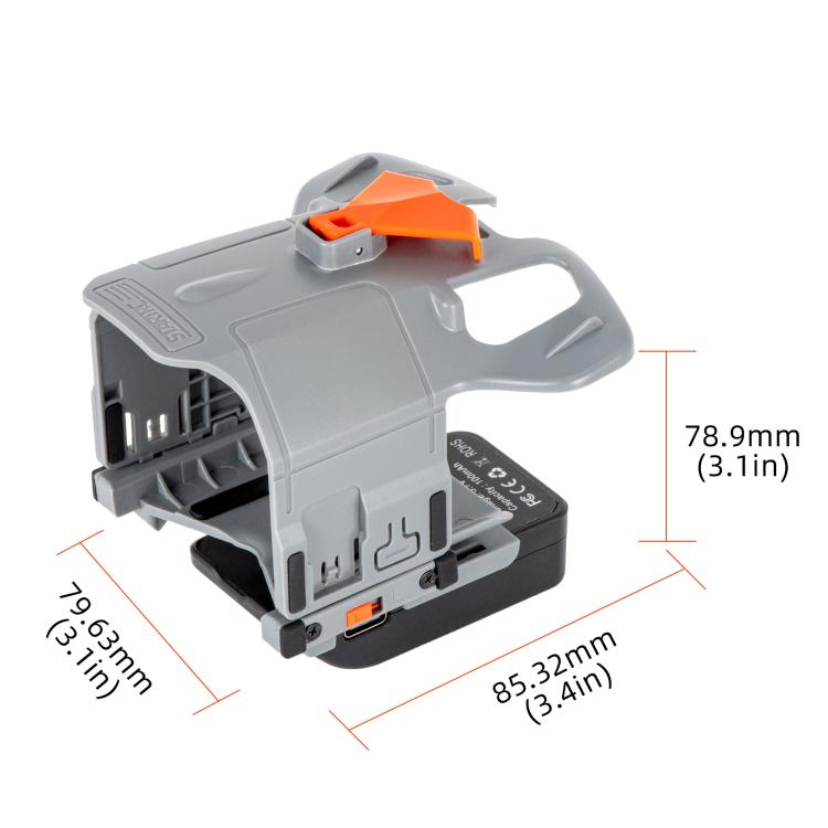 For DJI Mini 5 Pro STARTRC LED Light Air-Dropping System Thrower Parabolic  - Grey