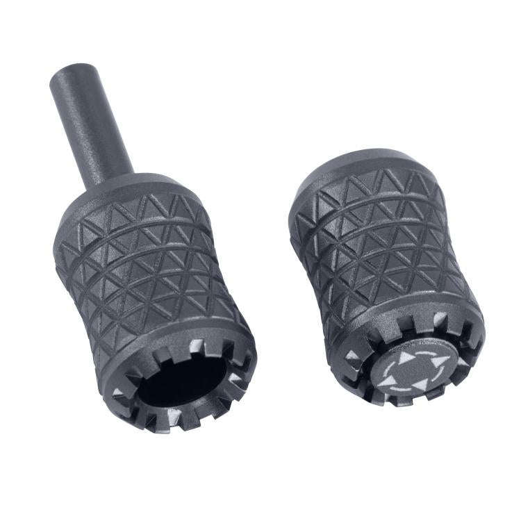 For DJI RC / RC 2 / RC Pro 2  2pcs STARTRC Foldable Metal Joystick Thumb Rocker  - Black