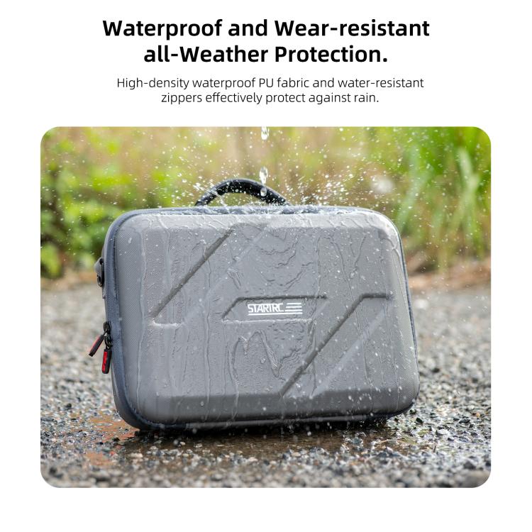 For DJI Lito 1 / X1 STARTRC Shoulder PU Storage Bag Handbag  - Grey