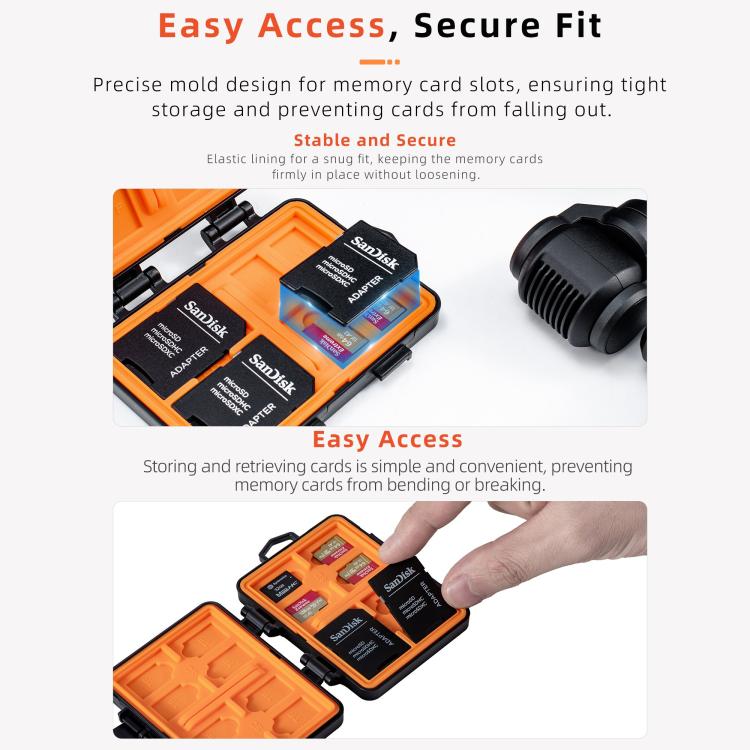 STARTRC V1 Flash Card Box SD / TF Memory Card Storage Case For DJI  - Black