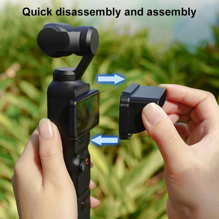 For DJI Osmo Pocket 3 BRDRC Sunshade Hood Screen Shade  - Black