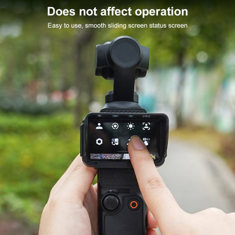 For DJI Osmo Pocket 3 BRDRC Sunshade Hood Screen Shade  - Black