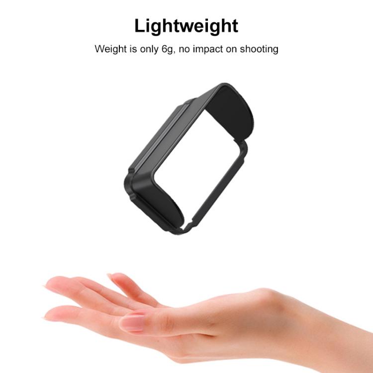 For DJI Osmo Pocket 3 BRDRC Sunshade Hood Screen Shade  - Black