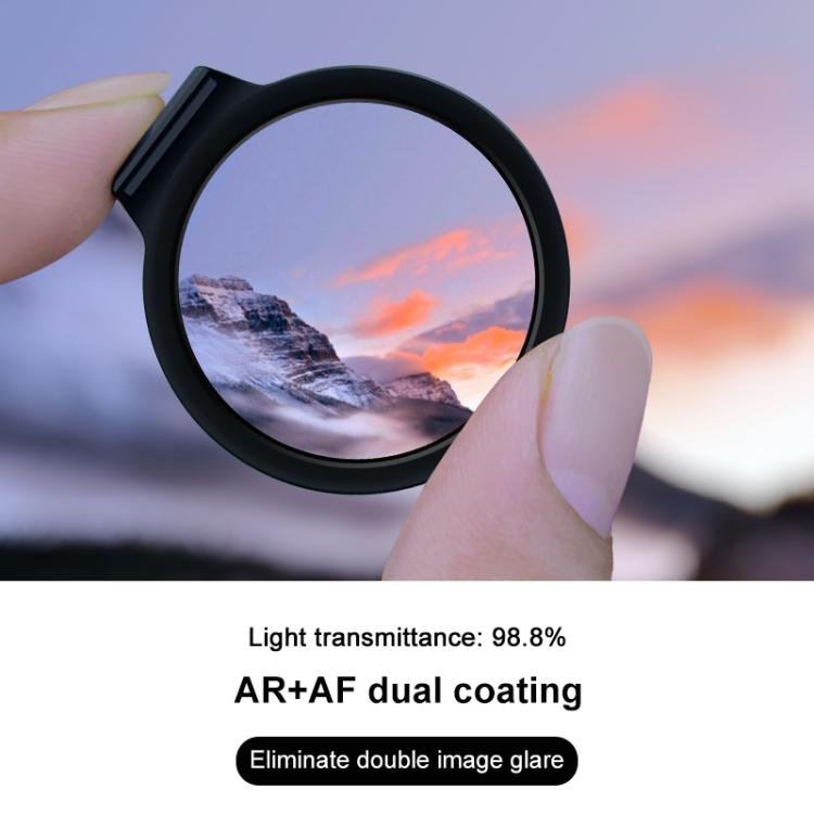For DJI Osmo 360 Camera Optical Tempered Glass Cover Protective Lens Guard  - Black