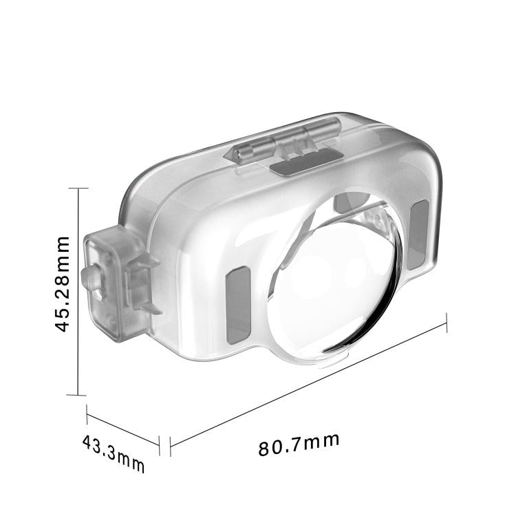 For DJI Osmo 360 STARTRC Dual-Lens Guard PC Protective Cover  - Transparent