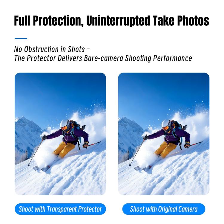 For DJI Osmo 360 STARTRC Dual-Lens Guard PC Protective Cover  - Transparent