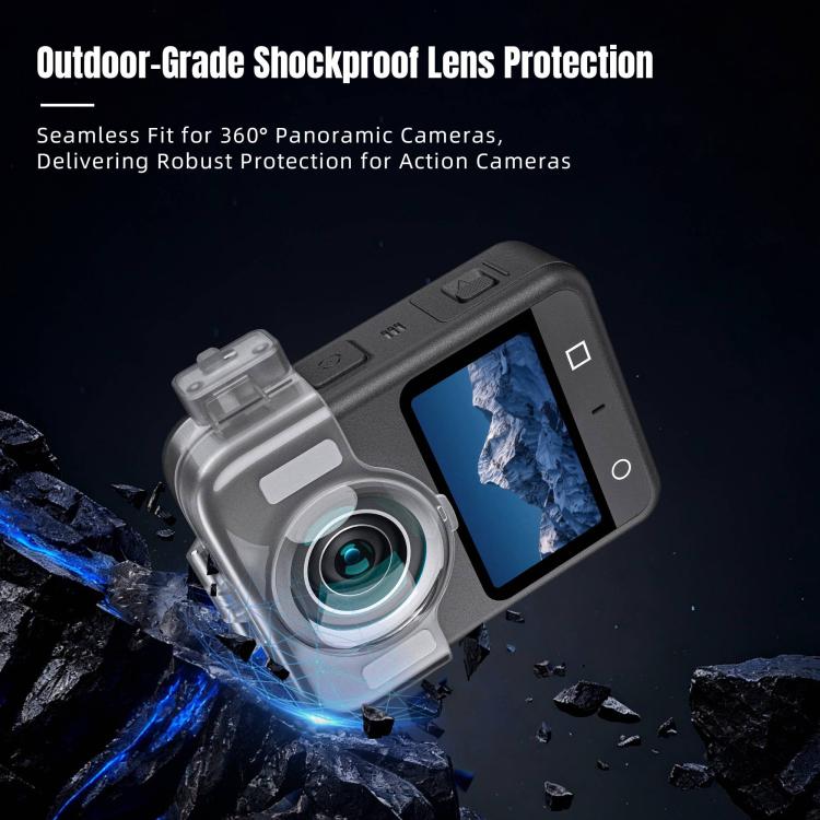 For DJI Osmo 360 STARTRC Dual-Lens Guard PC Protective Cover  - Transparent