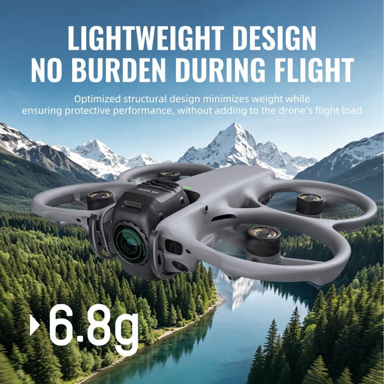 For DJI Avata 360 STARTRC Gimbal Lens Anti-collision Plastic Guard Bumper  - Black