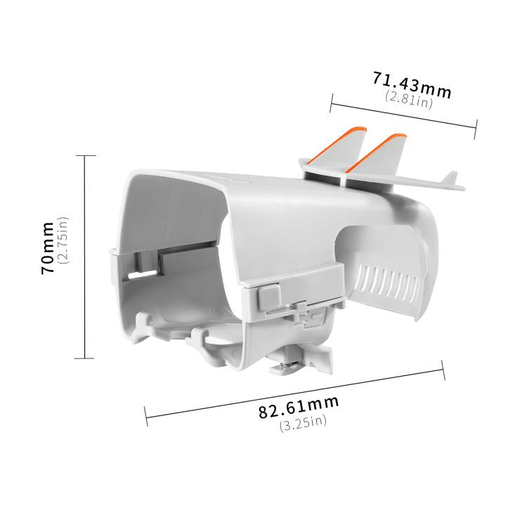 For DJI Flip STARTRC Battery Quick-release Flying Tail Cover  - Grey