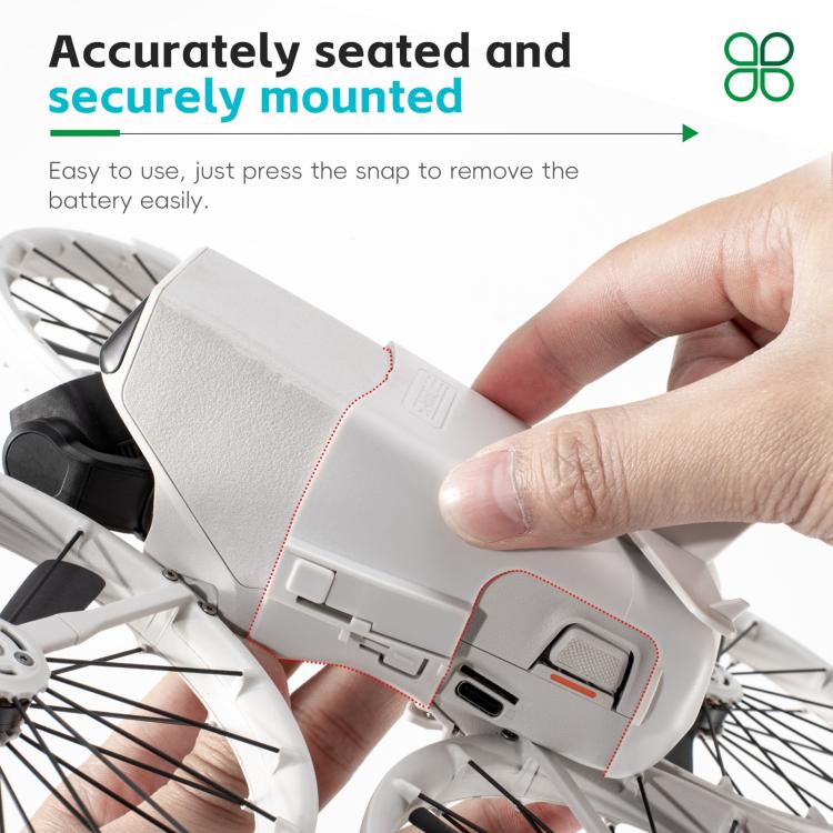 For DJI Flip STARTRC Battery Quick-release Flying Tail Cover  - Grey