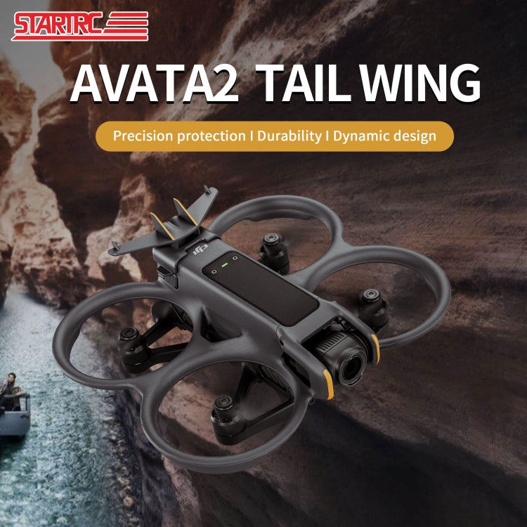 For DJI Avata 2 STARTRC Battery Quick-release Flying Tail Cover  - Black