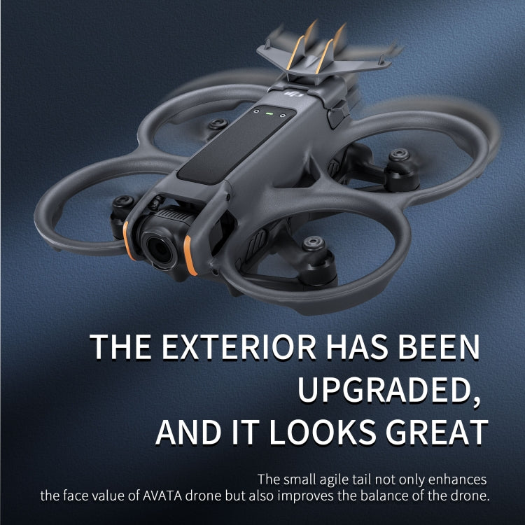 For DJI Avata 2 STARTRC Battery Quick-release Flying Tail Cover  - Black