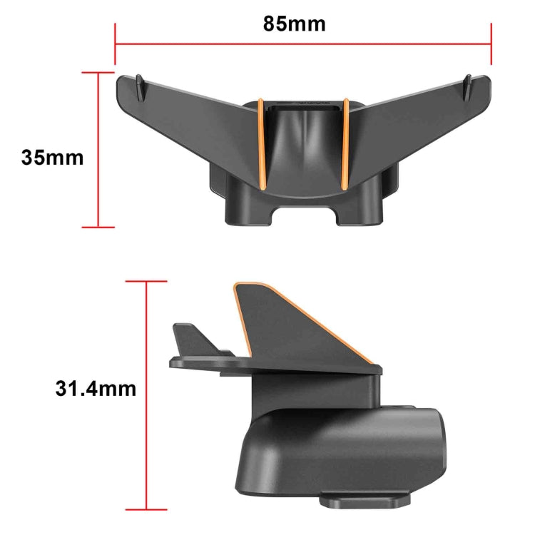 For DJI Avata 2 STARTRC Battery Quick-release Flying Tail Cover  - Black