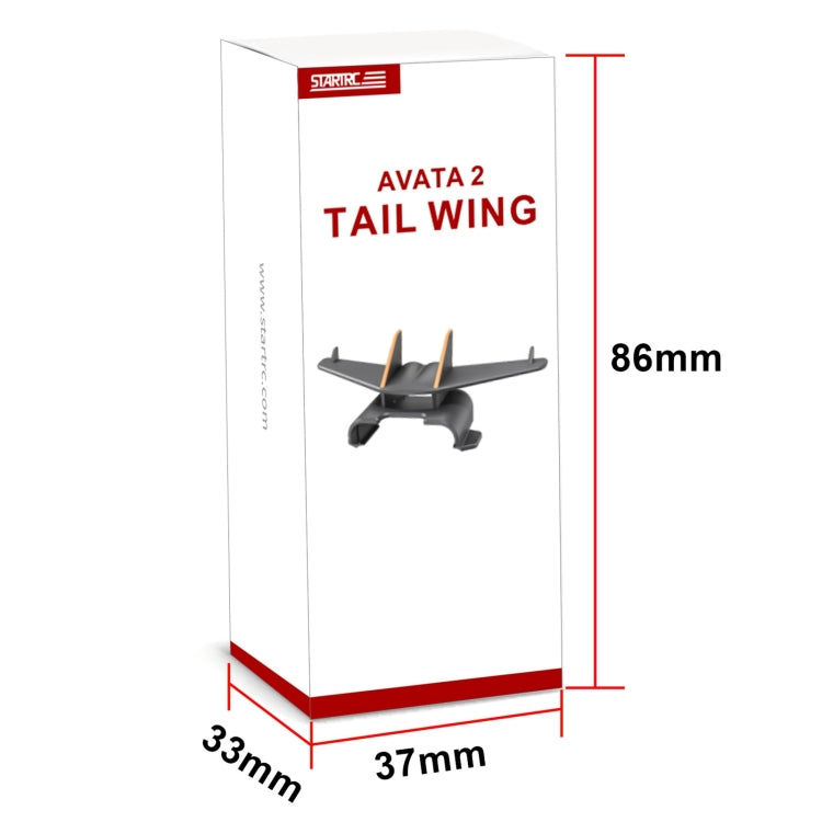 For DJI Avata 2 STARTRC Battery Quick-release Flying Tail Cover  - Black