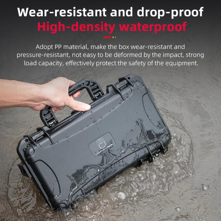 For DJI Osmo 360 STARTRC Waterproof EVA ABS Dual-layer Suitcase Storage Box  - Black