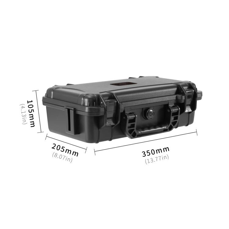 For DJI Osmo 360 STARTRC Waterproof EVA ABS Dual-layer Suitcase Storage Box  - Black