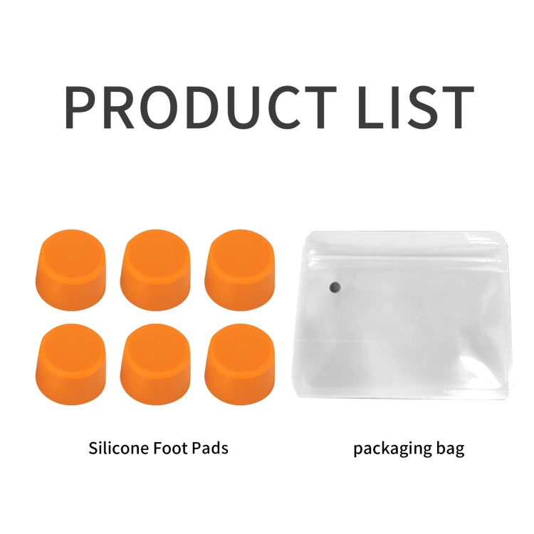For DJI Avata 2 STARTRC Silicone Feet Pad  - Orange
