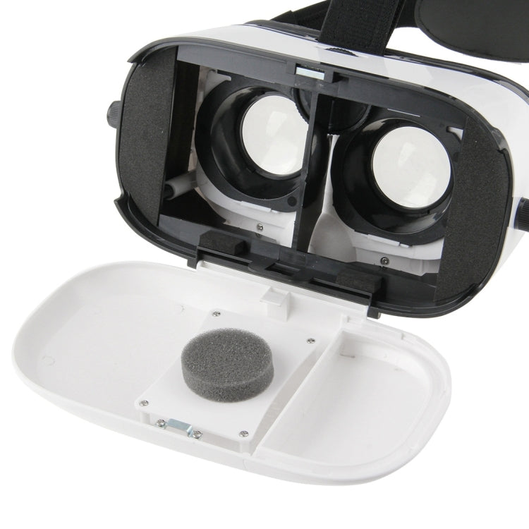 VRMAX Virtual Reality VR Glasses 3D Video Glasses for 4 to 6 inch Smartphones(Maximal Size: 160 * 85 mm) (White)