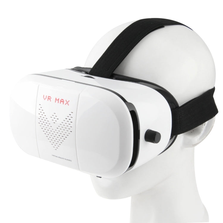 VRMAX Virtual Reality VR Glasses 3D Video Glasses for 4 to 6 inch Smartphones(Maximal Size: 160 * 85 mm) (White)
