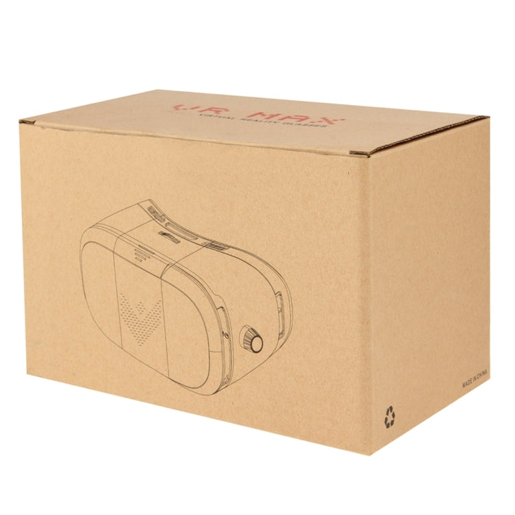 VRMAX Virtual Reality VR Glasses 3D Video Glasses for 4 to 6 inch Smartphones(Maximal Size: 160 * 85 mm) (White)