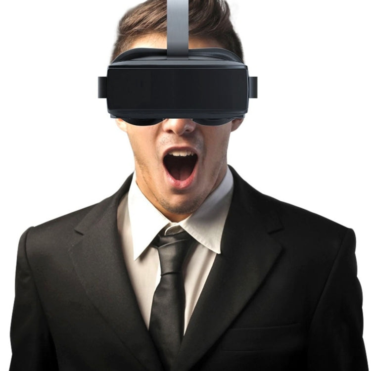 HMD-518 3D Personal Private Mobile Cinema Theater Video Glasses Virtual Reality VR Glasses (Black)