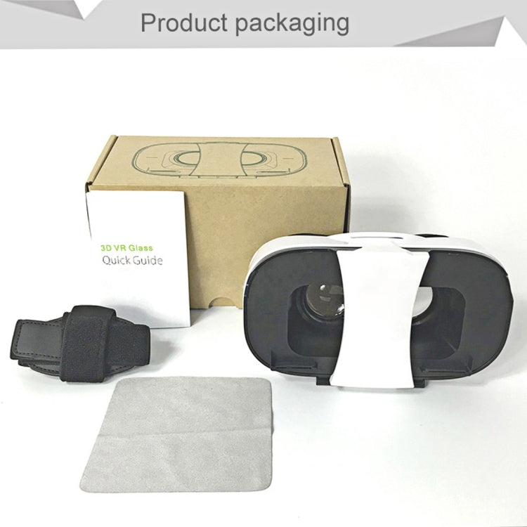 FIIT VR 2S VR BOX Universal Virtual Reality 3D Video Glasses for 4.0 to 6.3 inch Smartphones (Black + White)