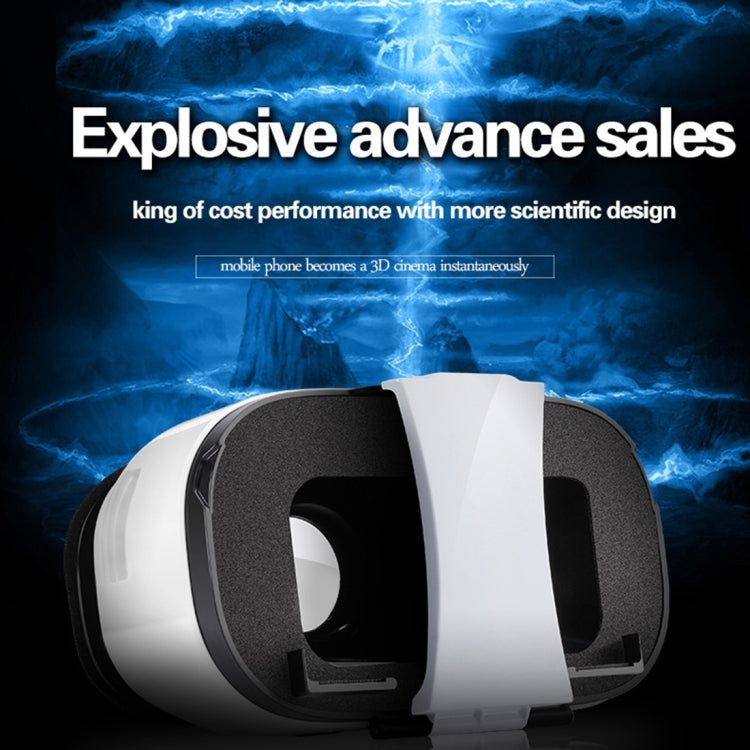FIIT VR 2S VR BOX Universal Virtual Reality 3D Video Glasses for 4.0 to 6.3 inch Smartphones (Black + White)