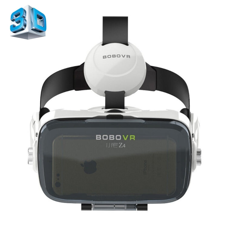 Xiaozhai BOBOVR Z4 VR BOX Universal Virtual Reality 3D Video Glasses with Headphone for 3.5 to 6.0 inch Smartphones (White + Black)