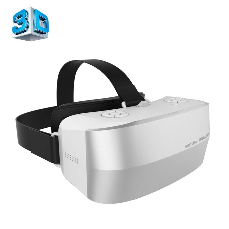 Caraok V12 5.5 inch VR Headset Glasses Virtual Reality 3D Glasses, Support USB & TF & 3.5mm Earphone Slot & OTG(Silver)