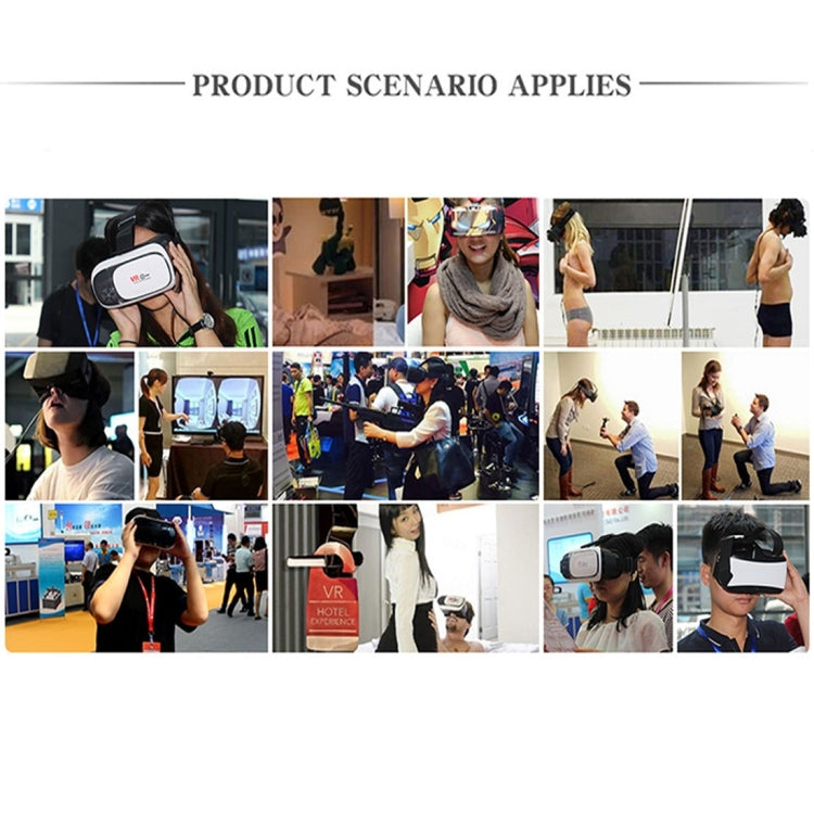Caraok V9 5.5 inch VR Headset Glasses Virtual Reality 3D Glasses, Support USB & TF & 3.5mm Earphone Slot & OTG