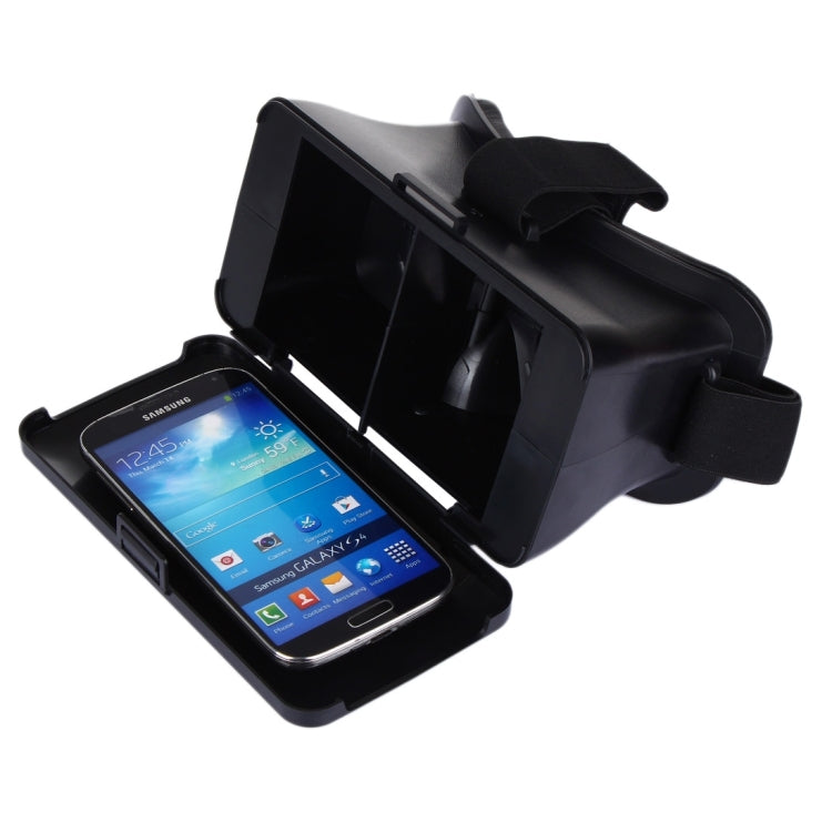 NJ-8888 3D Cardboard Head Mount Virtual Reality 3D Video Glasses for iPhone 6 Plus & 6s Plus / Galaxy Note 4 / 3 etc. 4.3 inch - 6.3 inch Android iOS Smartphone