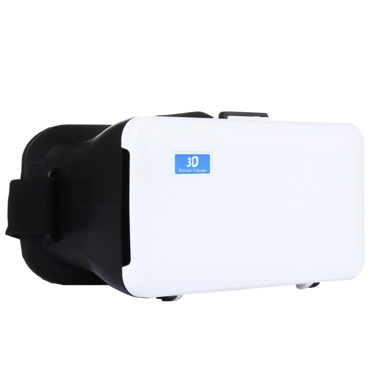 NJ-8888 3D Cardboard Head Mount Virtual Reality 3D Video Glasses for iPhone 6 Plus & 6s Plus / Galaxy Note 4 / 3 etc. 4.3 inch - 6.3 inch Android iOS Smartphone