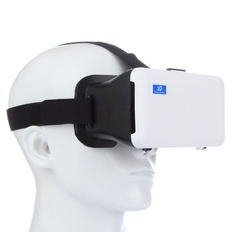 NJ-8888 3D Cardboard Head Mount Virtual Reality 3D Video Glasses for iPhone 6 Plus & 6s Plus / Galaxy Note 4 / 3 etc. 4.3 inch - 6.3 inch Android iOS Smartphone