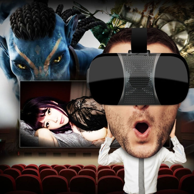 VR5000 VR Virtual Reality Glasses Headset 360 Degrees 3D Video Private Cinema Glasses Helmet for iPhone 7 Plus & 6s Plus & 6 Plus & iPhone 7 & 6 & 6s, Xiaomi Note & Mi 4 & Mi 5 & Redmi Note 3 and other 4 - 6 inch Smartphones
