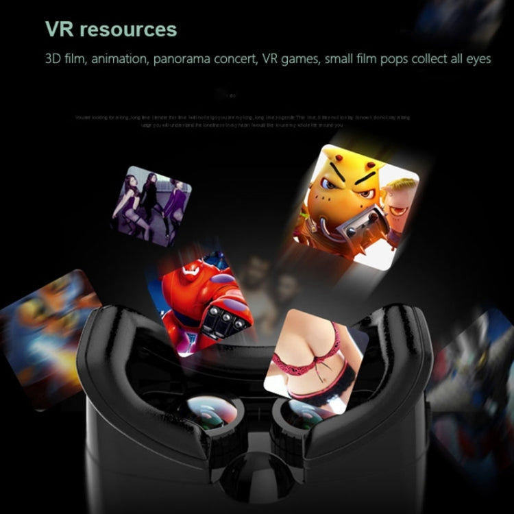 VR5000 VR Virtual Reality Glasses Headset 360 Degrees 3D Video Private Cinema Glasses Helmet for iPhone 7 Plus & 6s Plus & 6 Plus & iPhone 7 & 6 & 6s, Xiaomi Note & Mi 4 & Mi 5 & Redmi Note 3 and other 4 - 6 inch Smartphones