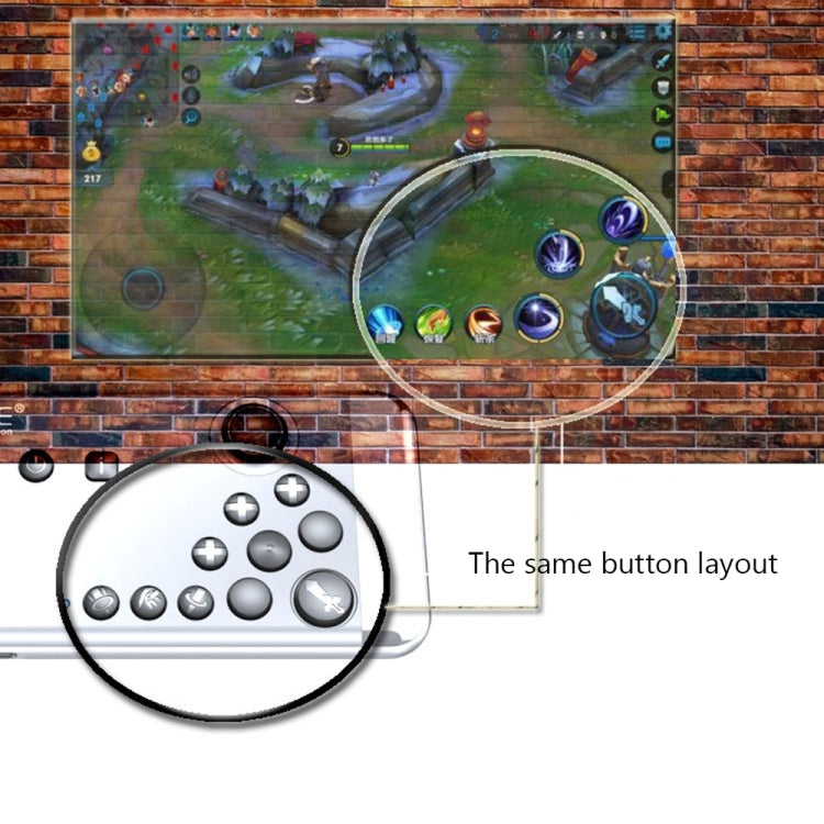 MOCUTE-055 Portable Bluetooth Wireless Game Controller with Phone Clip, for Android / iOS Devices / PC