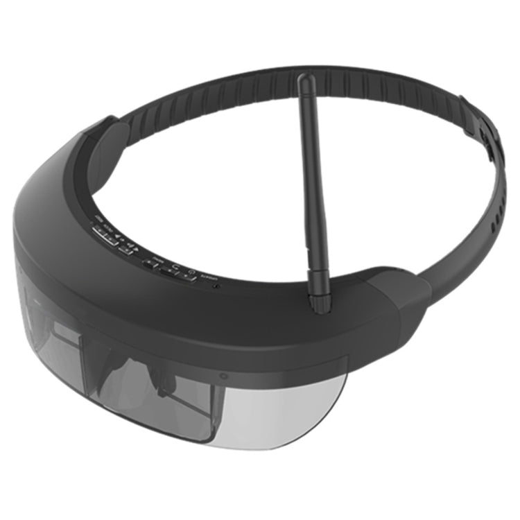 VISION-730S 5.8GHz 40CH Wireless FPV Glasses 98 inch Private Virtual Theater Monocular Video Glasses Display with 8GB Memory, Support 1080P Video & Music & Picture & E-book & TF Card & HDMI-In Play