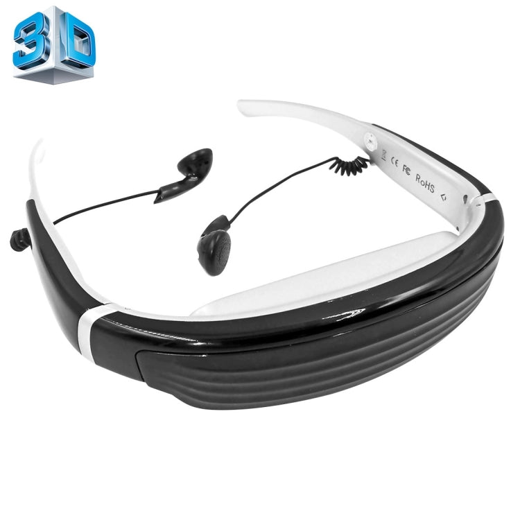 VISION-720 68 inch Private Virtual Theater 3D Video Games Glasses Display with 8GB Memory, Support 1080P Video & 3D & Music & Picture & E-book & TF Card & AV-IN Play