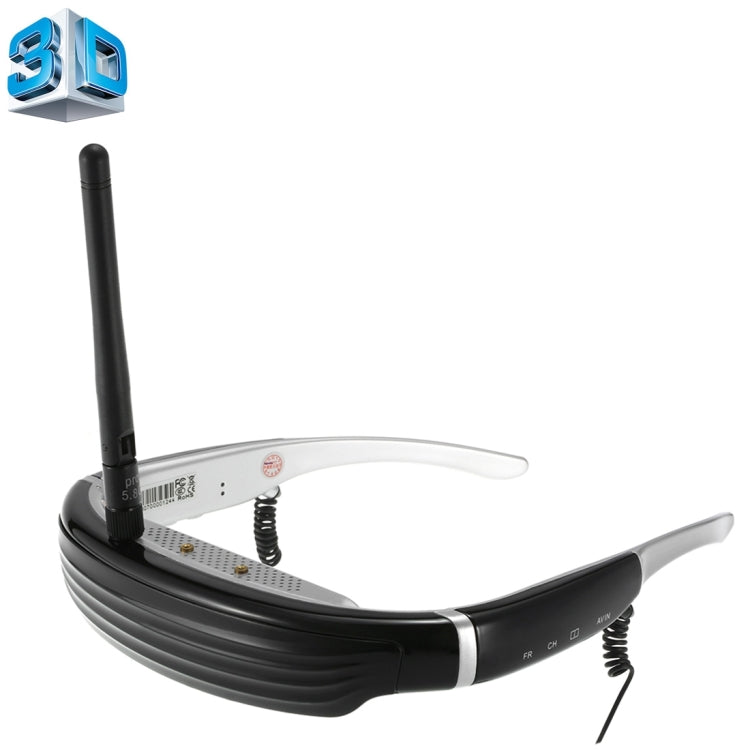 VISION-720S 5.8GHz 40CH Wireless FPV Glasses 68 inch Private Virtual Theater Video Glasses Display for RC Drone Quadcopter & DVD & TV-BOX, Support AV-IN Video Play