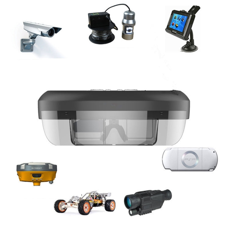 VISION-730 98 inch Private Virtual Theater Monocular Video Glasses Display with 8GB Memory, Support 1080P Video & Music & Picture & E-book & TF Card & AV-IN Play