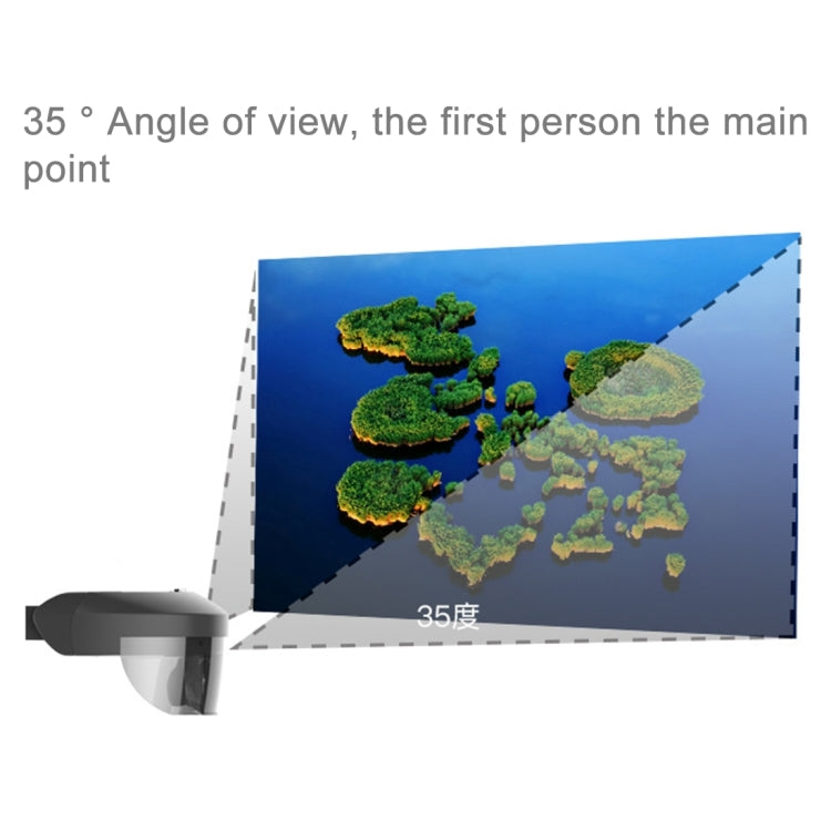 VISION-730 98 inch Private Virtual Theater Monocular Video Glasses Display with 8GB Memory, Support 1080P Video & Music & Picture & E-book & TF Card & AV-IN Play