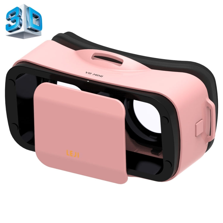 LEJI Mini VR Virtual Reality 3D Helmet Headset Glasses for 4.5-5.5 inch Smartphones
