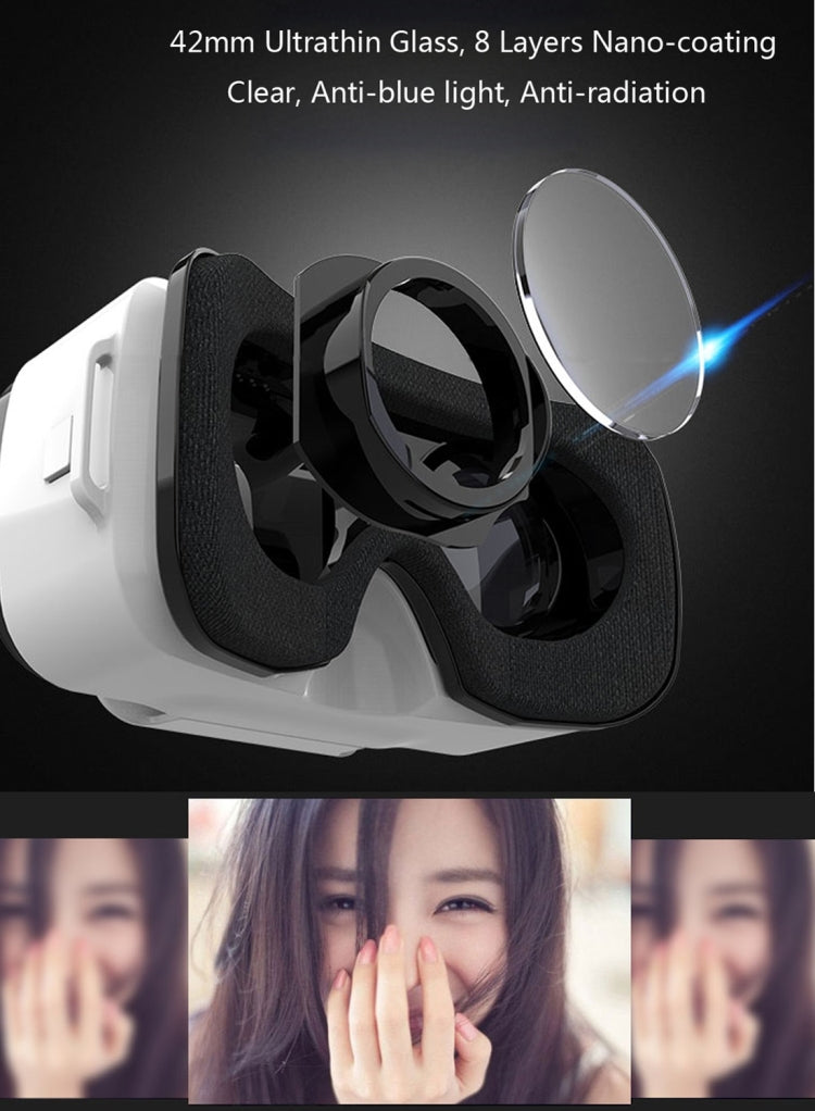 LEJI Mini VR Virtual Reality 3D Helmet Headset Glasses for 4.5-5.5 inch Smartphones