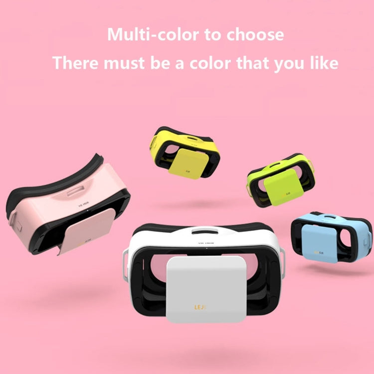 LEJI Mini VR Virtual Reality 3D Helmet Headset Glasses for 4.5-5.5 inch Smartphones