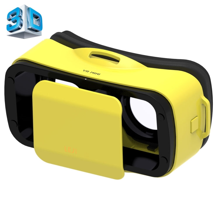 LEJI Mini VR Virtual Reality 3D Helmet Headset Glasses for 4.5-5.5 inch Smartphones