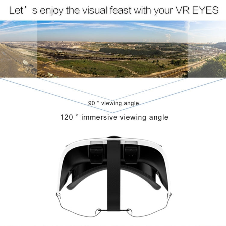 VR Eyes 3D Virtual Reality Private Helmet Mobile 3D Video Cinema Glasses for SmartPhone