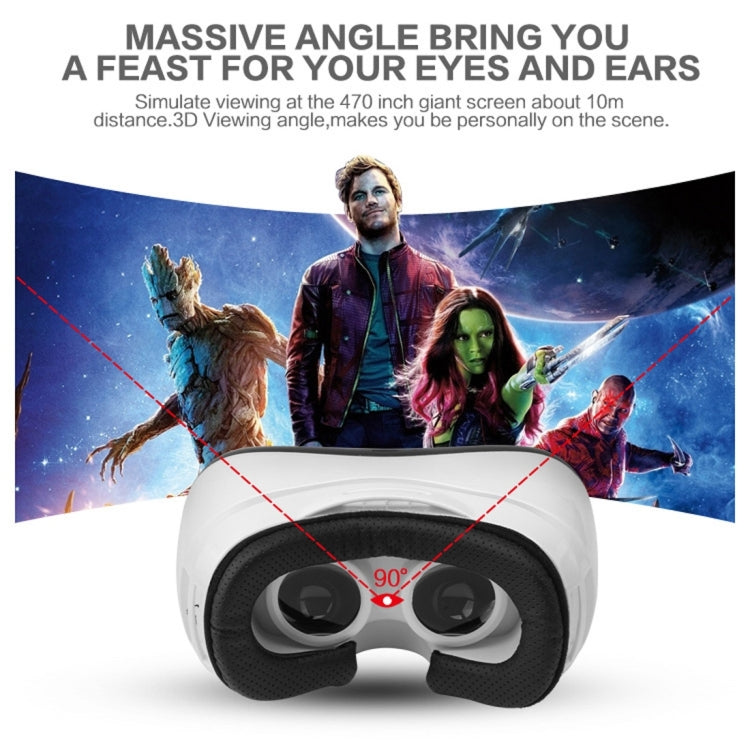 5.0 inch WiFi Bluetooth 3D VR Virtual Reality Box Glasses, Android 5.1 RK3288 Cortex-A17 Quad Core 1.8GHz, RAM: 2GB, ROM: 16GB