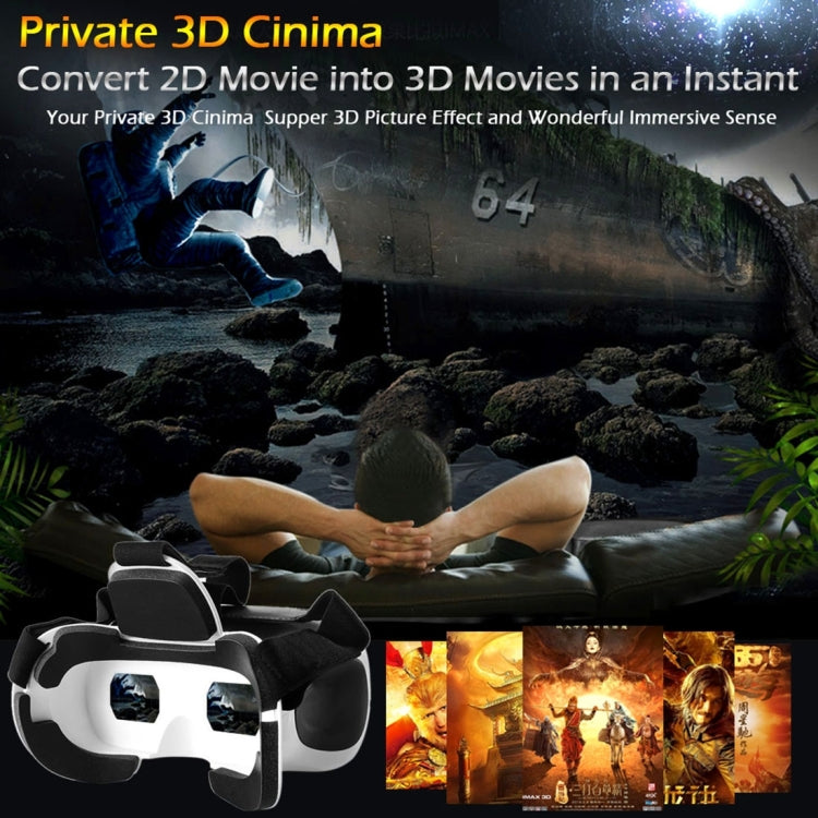 RITECH RIEM3 Plus 3D VR Virtual Reality Headset Mobile 360 Degrees Video Private Cinema Glasses Helmet with AR Augment Reality Window for 4.7-6 inch Smartphones