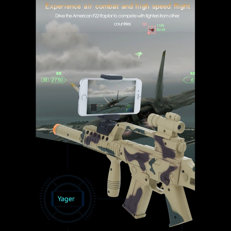 AR-3010 ABS Material Smart Bluetooth Handle Controllers AR Gun Toy for Games,  Support iOS & Android Smartphones