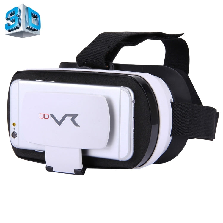 3D VR Universal Virtual Reality 3D Video Glasses for 4.0 to 6.5 inch Smartphones (Black + White)